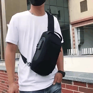 Bolso cruzado antirrobo negro